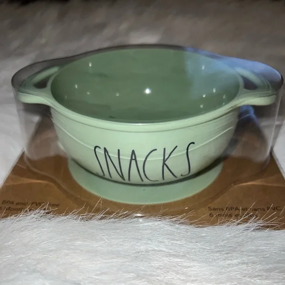 Rae Dunn Baby SNACK Silicone Suction Bowl - Picture 1 of 8